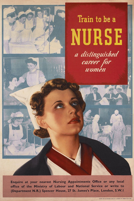 Train to be a Nurse Ministry of Labour WW2