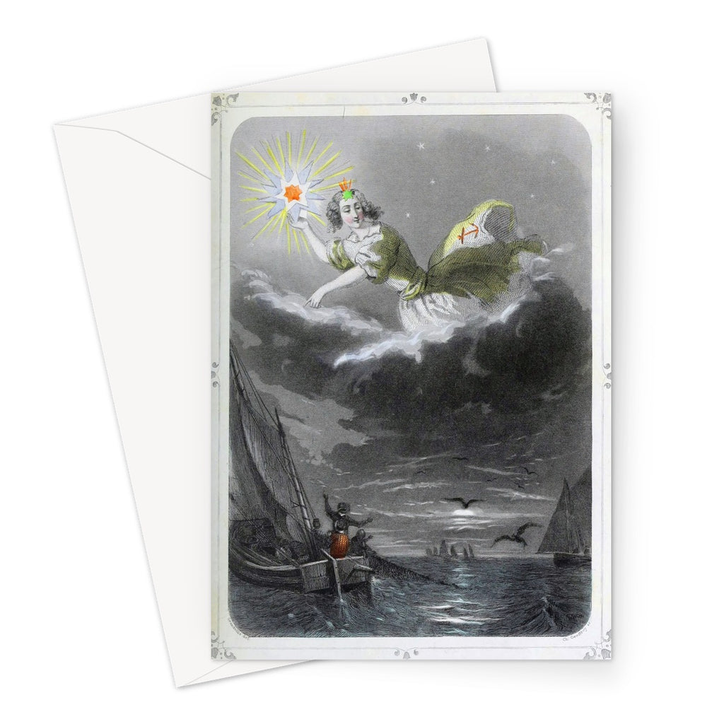 Star of the Sea - From Les Etoiles; Derniere Feerie by Joseph Mery and illustrated by J.J. Grandville, 1847.