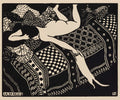 La Paresse (Laziness) felix vallotton 1896 print