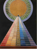 Pintura de altar de Hilma af Klint, 1915 - Postal