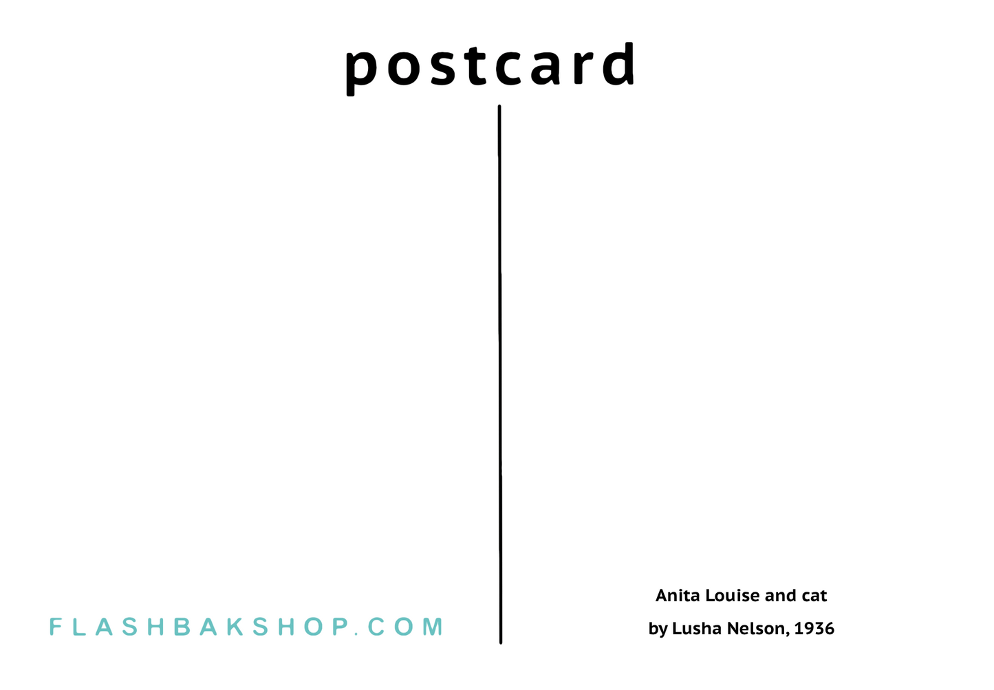 Anita Louise by Lusha Nelson, 1936 - Postcard