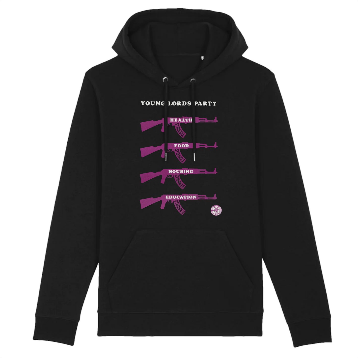 Young Lords Party, 1969 - Hoodie (Design on. Front)