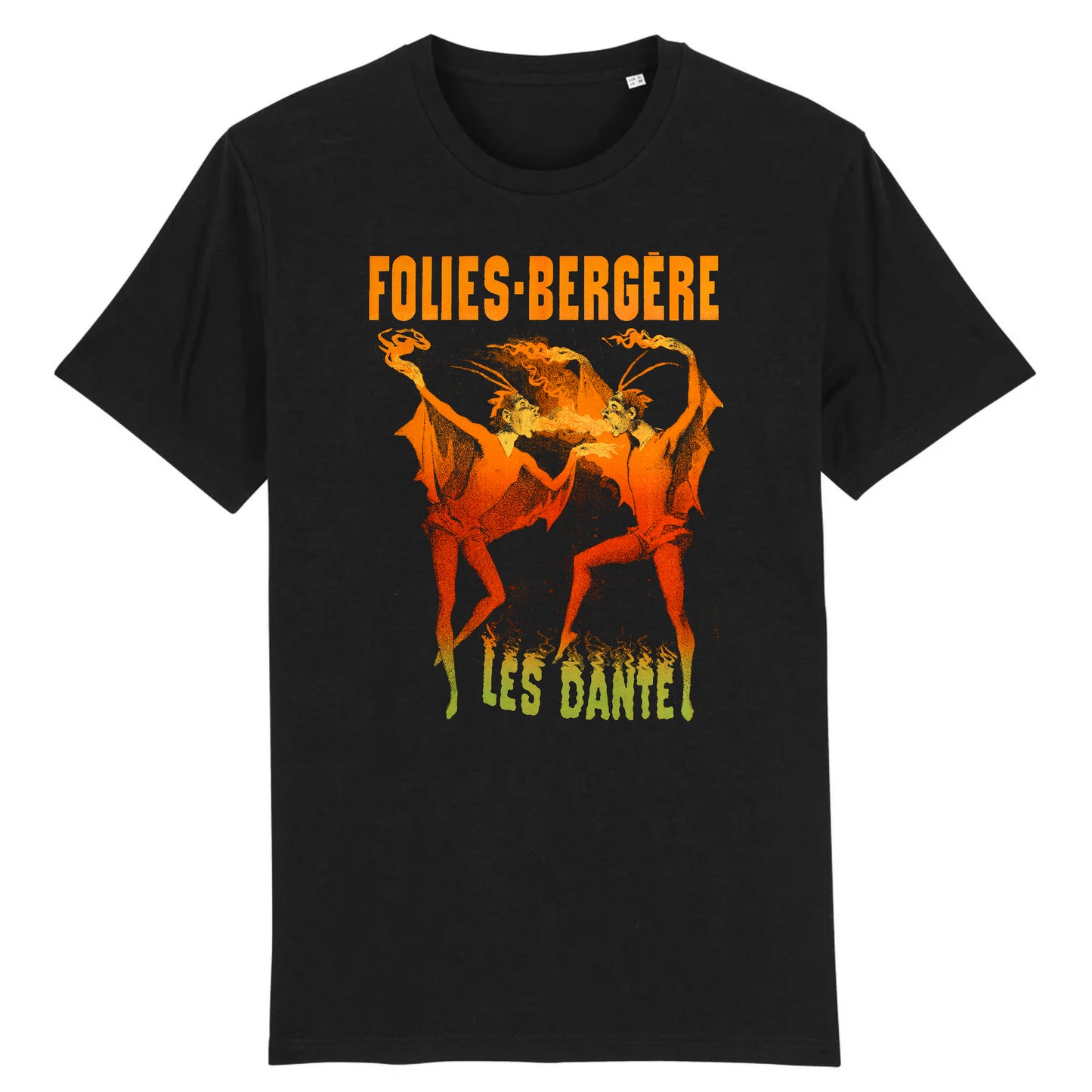 Folies-Bergere - Les Dante poster, 1889 - Organic Cotton T-Shirt