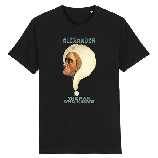 Alexander, el hombre que sabe c.1914 - Camiseta de algodón orgánico