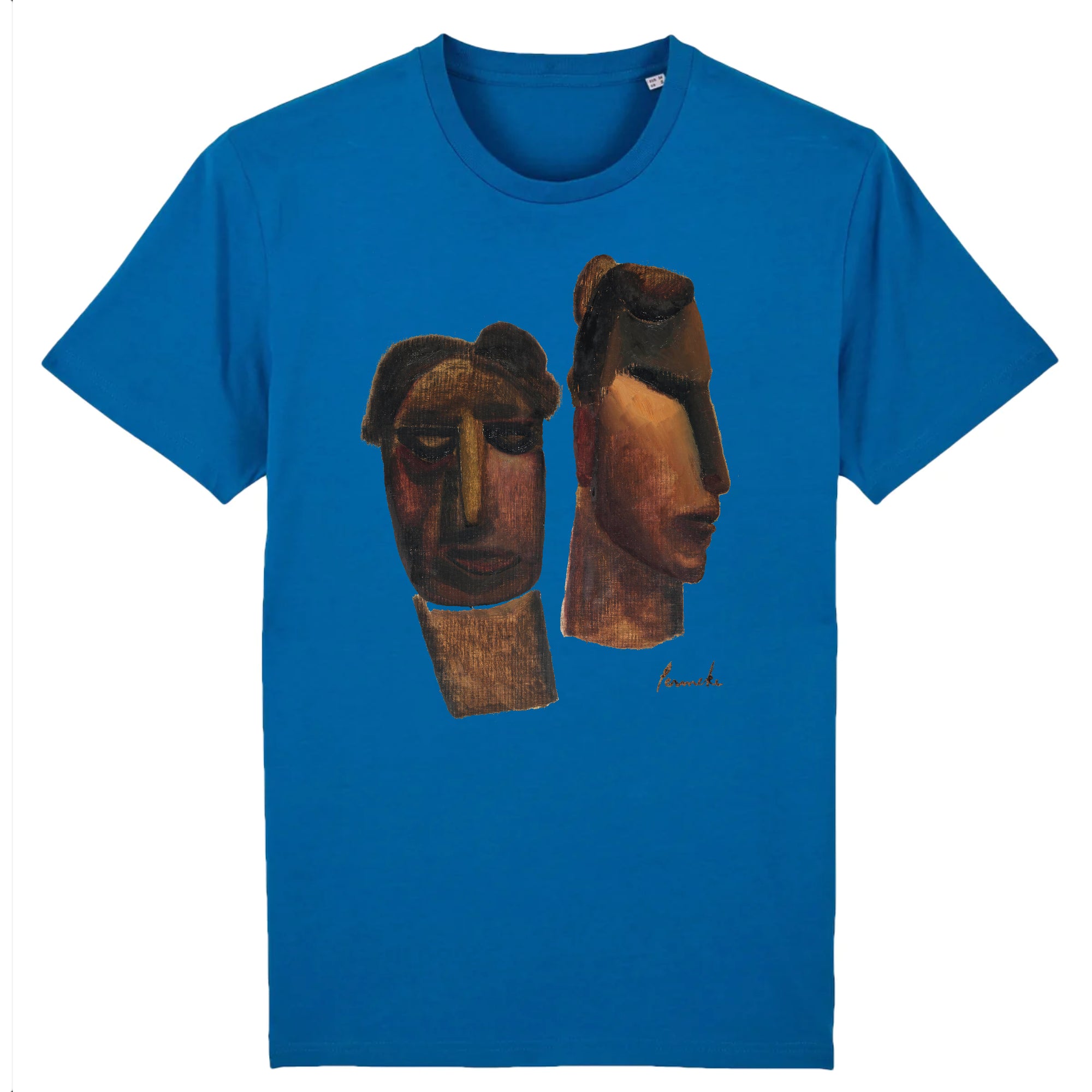 Primitive Heads by Constant Permeke, 1924 - Organic Cotton T-Shirt