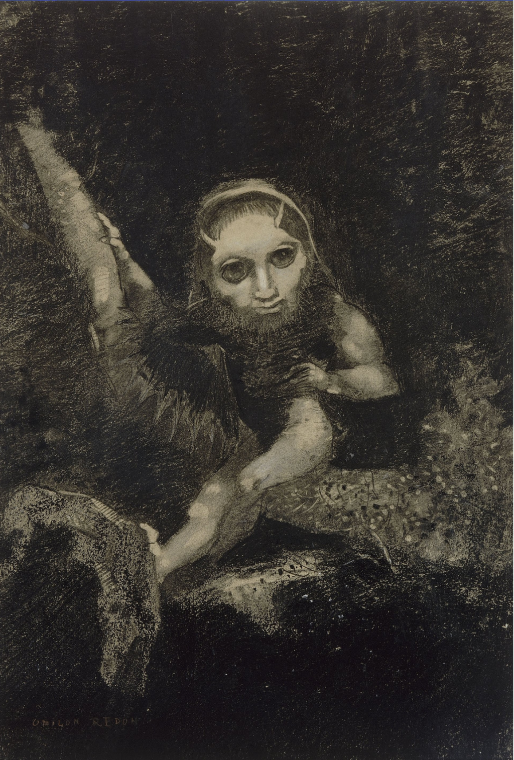 Caliban par Odilon Redon, 1881 - Carte postale