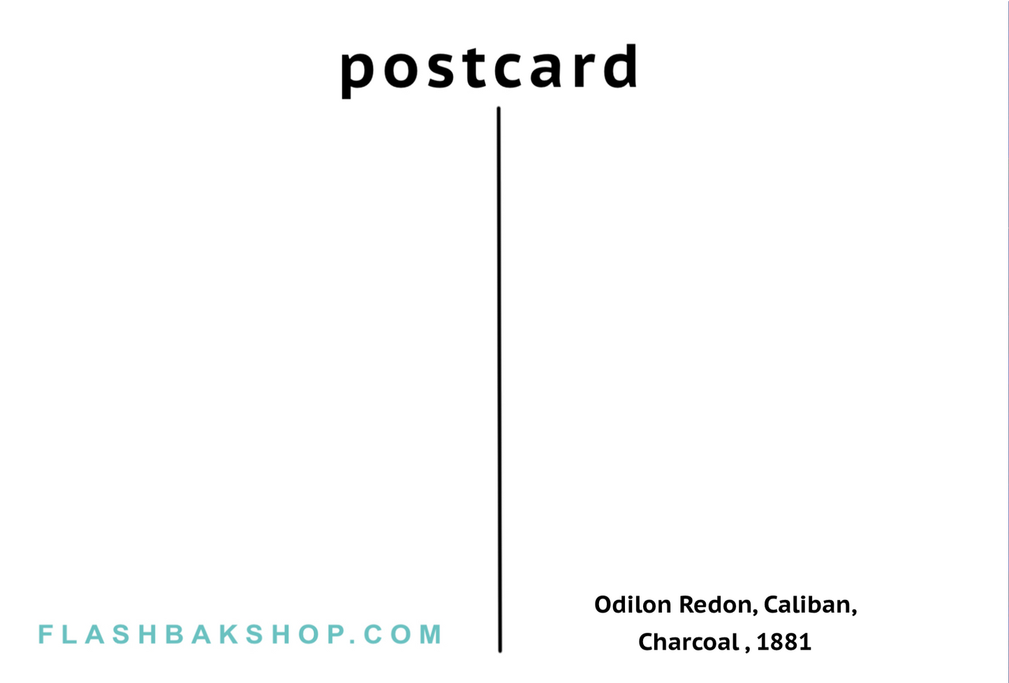 Caliban by Odilon Redon, 1881 - Postcard