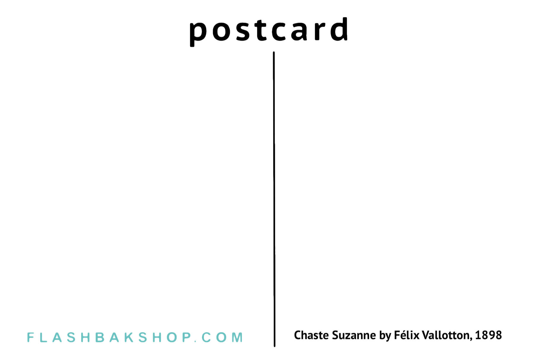 Chaste Suzanne by Félix Vallotton, 1922 - Postcard