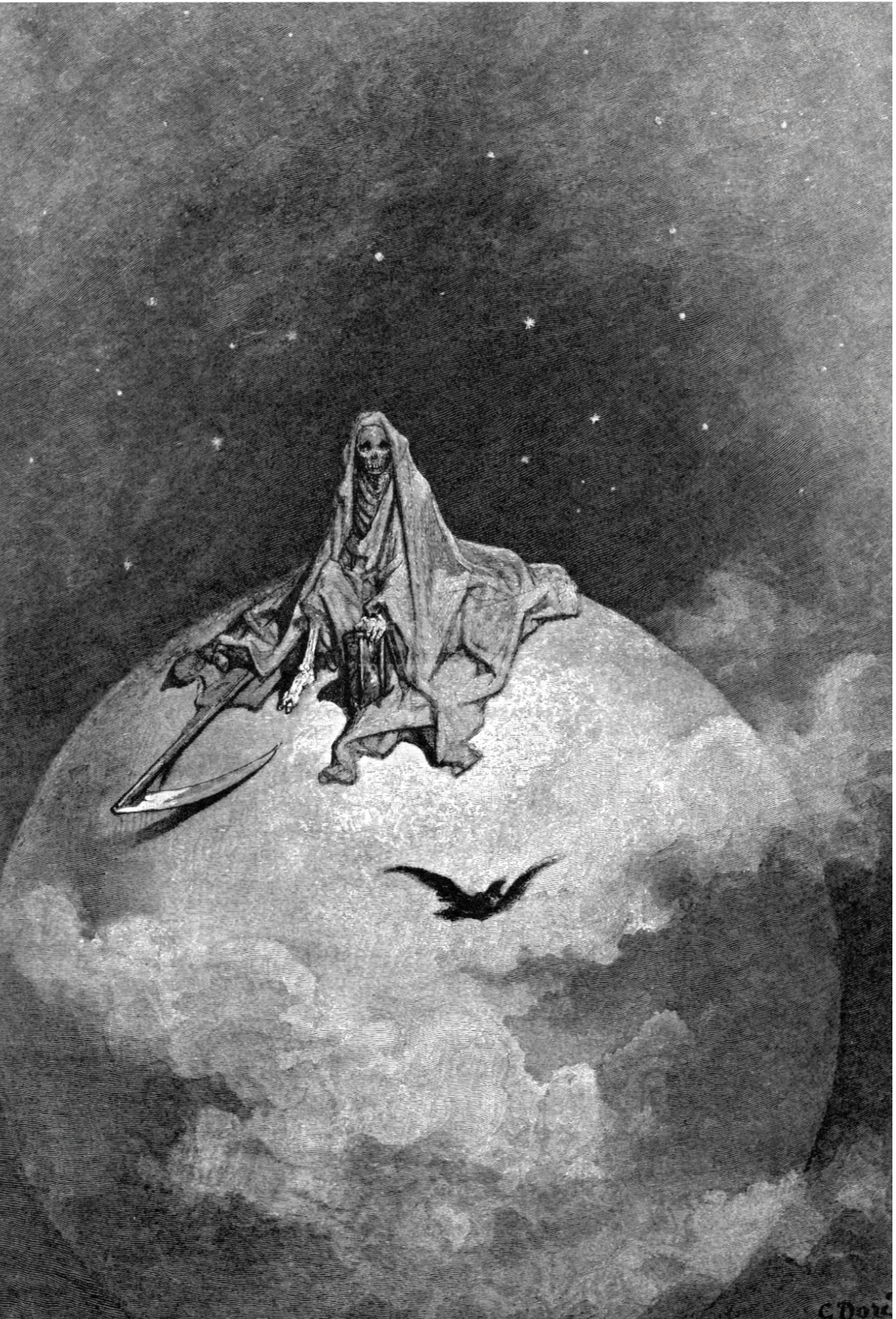 Rêves qu'aucun mortel n'a jamais osé rêver auparavant par Gustave Dor‚ 1884 - Carte postale