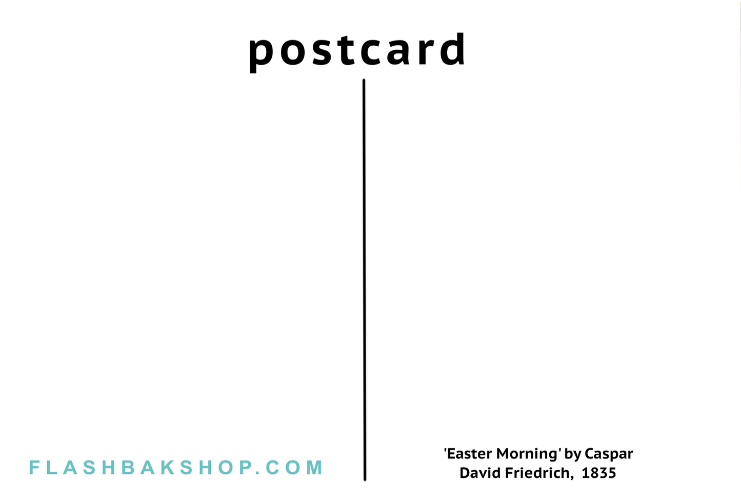 Easter Morning by Caspar David Friedrich, 1835 - Postcard