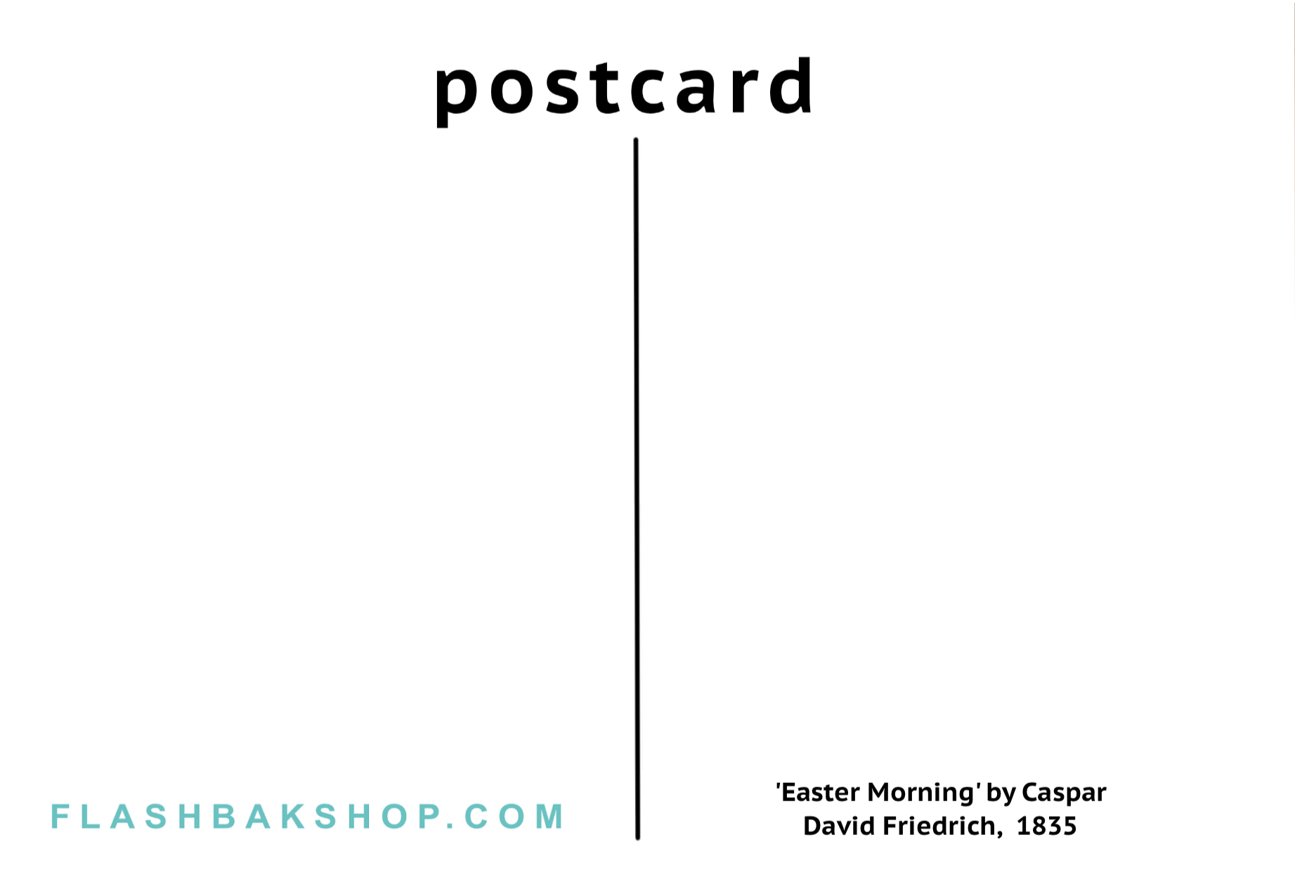 Mañana de Pascua de Caspar David Friedrich, 1835 - Postal