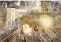 Fireworks by Eric Ravilious, c.1938 - Postcard