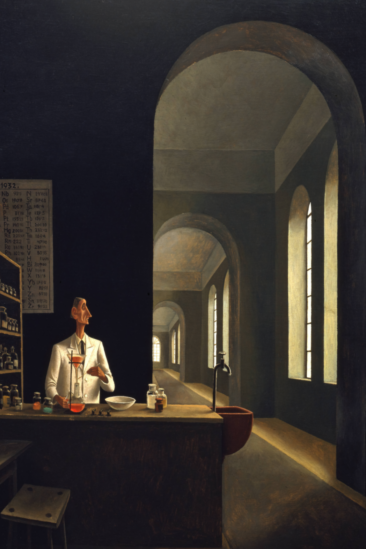 The Chemist by Franz Sedlacek, 1932 - Postcard