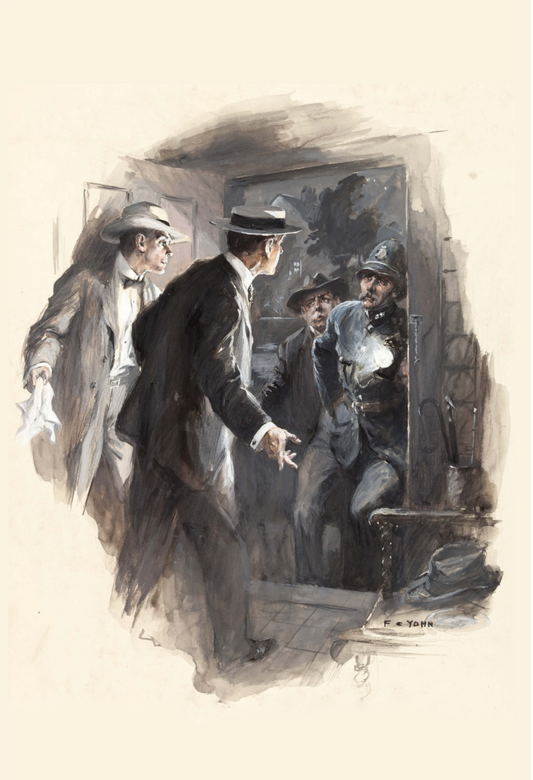 Frederick Coffay Yohn (as F. C. Yohn) Witching Hill Novel Illustration Original Art Group of 2 (Charles Scribner's Sons, 1913) - Postcard