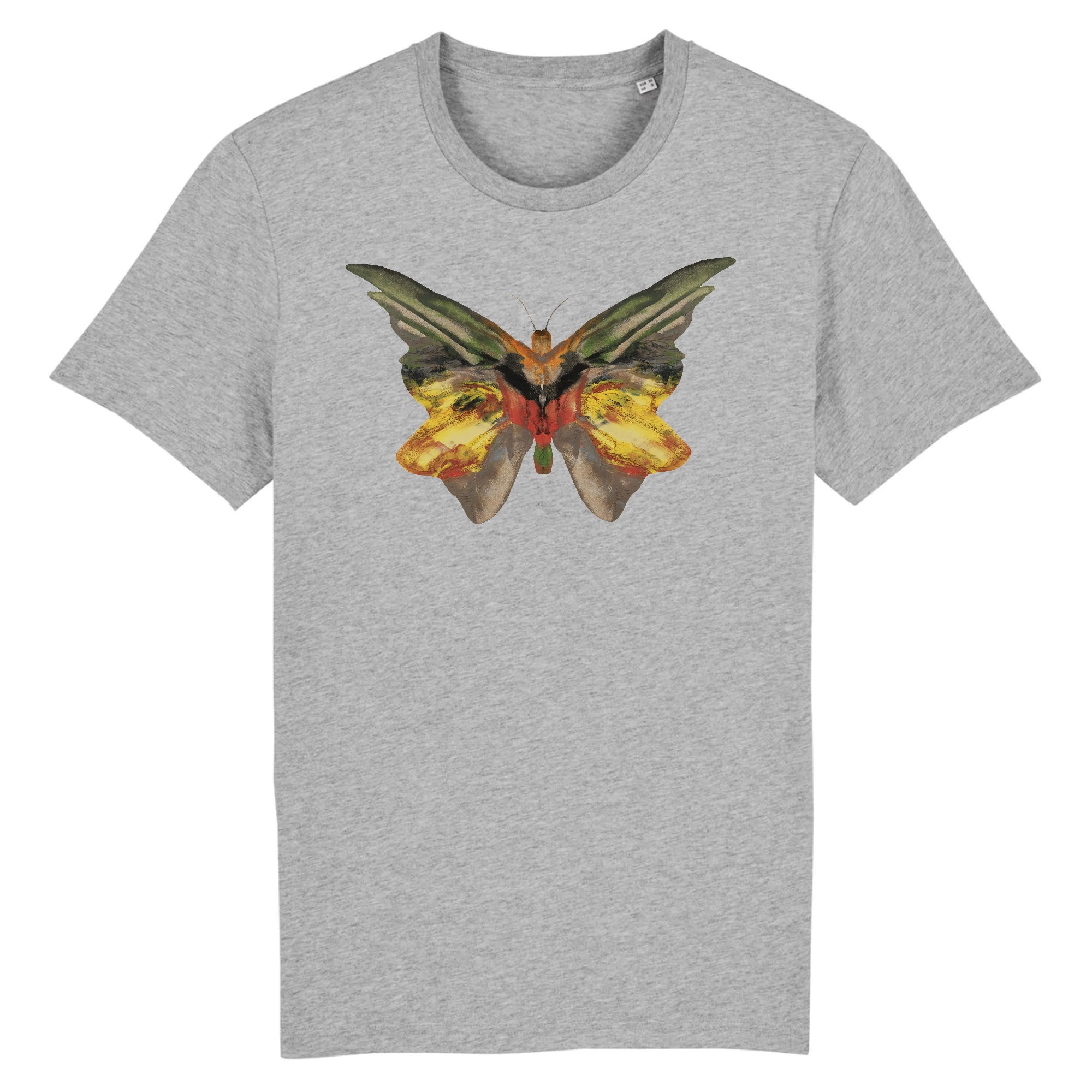 Butterfly 1 by Albert Bierstadt, c.1890 - Organic Cotton T-Shirt
