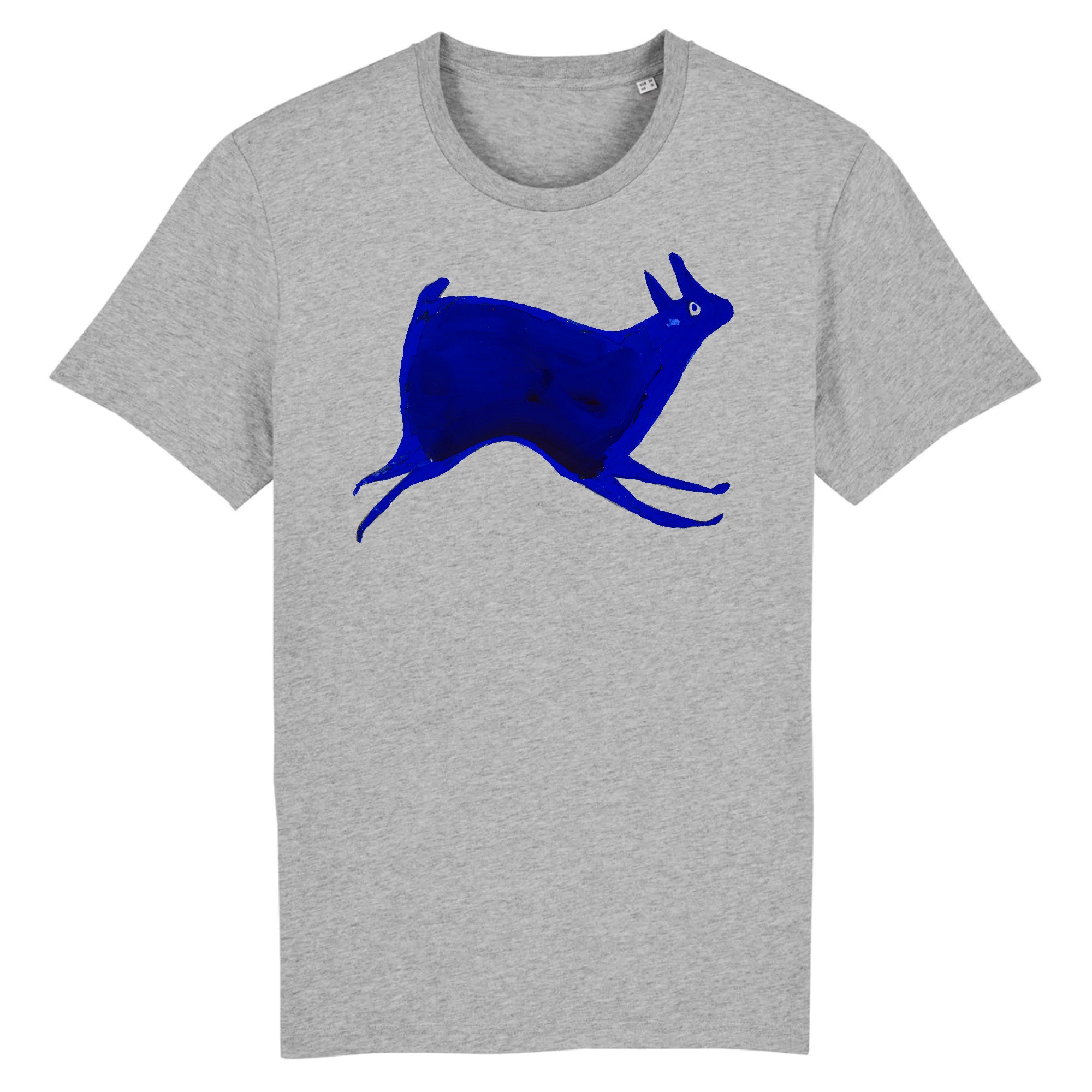 Blue Rabbit by Bill Traylor c.1941 - Organic Cotton T-Shirt