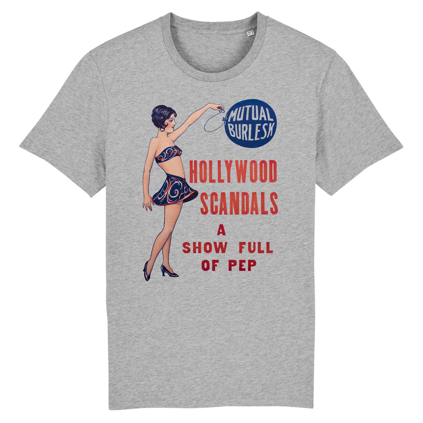 Hollywood Scandals Mutual Burlesque Window Card Poster, 1926 - Camiseta de algodón orgánico