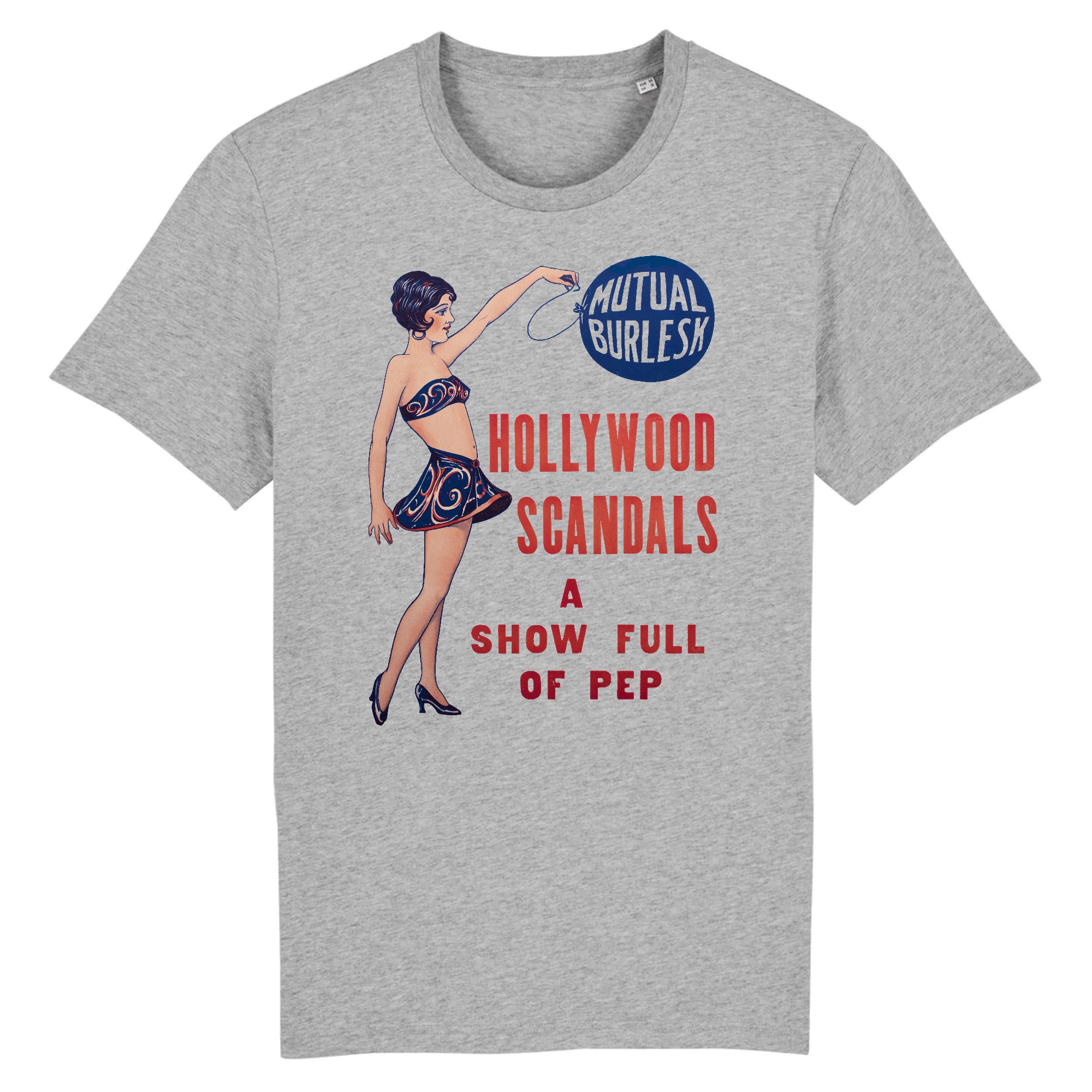 Hollywood Scandals Mutual Burlesque Window Card Poster, 1926 - Organic Cotton T-Shirt