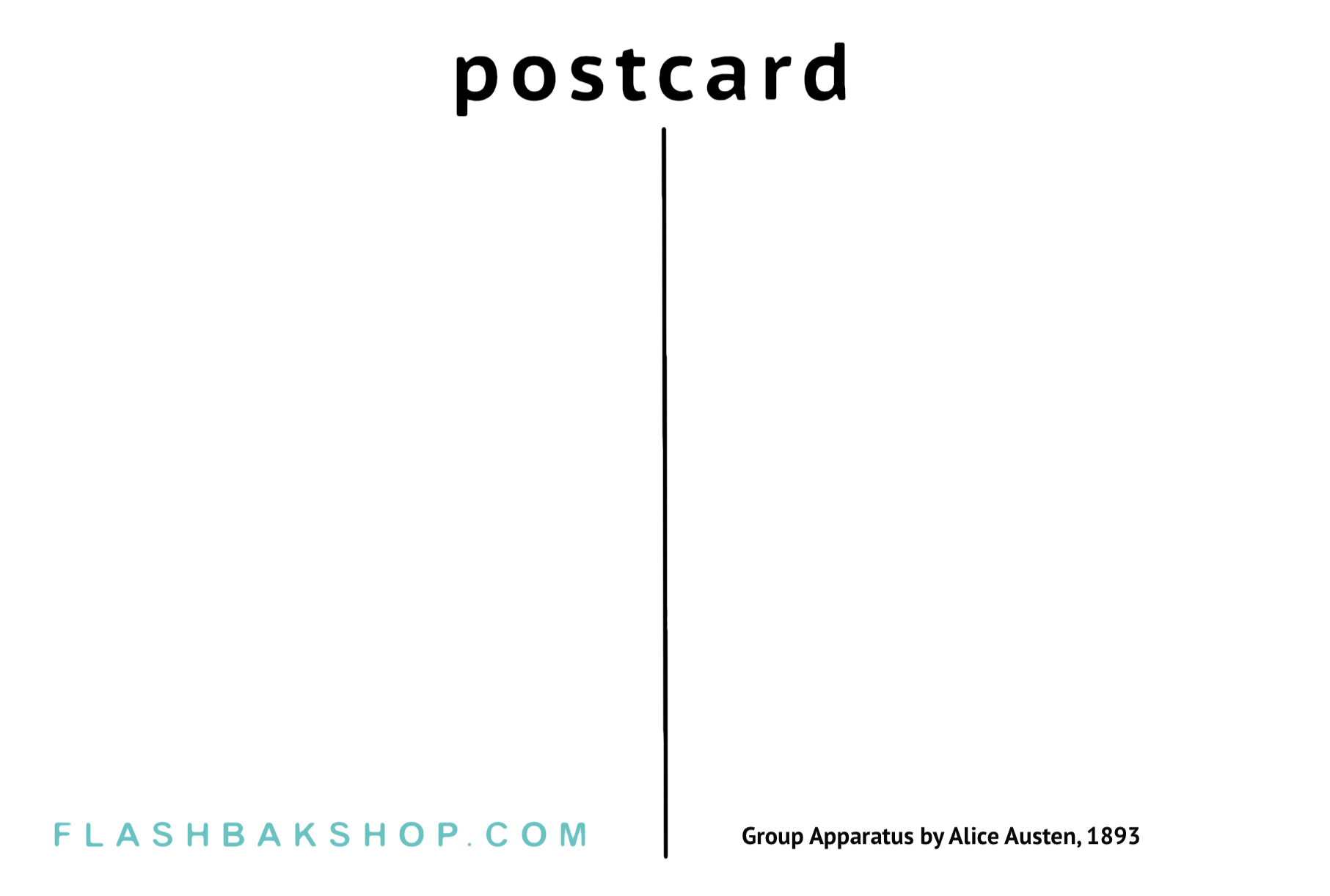 Aparato de grupo de Alice Austen, 1893 - Postal