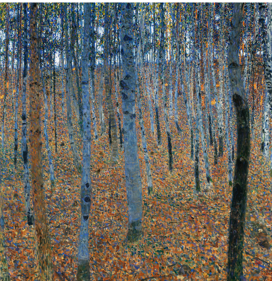 Beech Grove de Gustav Klimt, 1902 - Cuadrado Tarjetas de felicitación