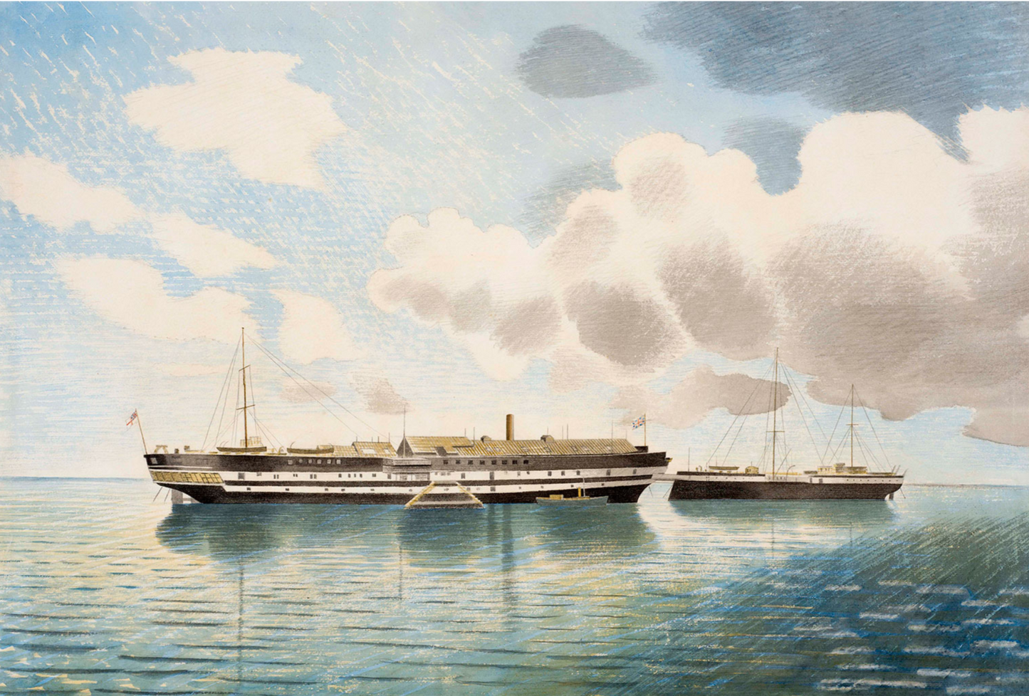 HMSActaeon-EricRavilious-1940-42POSTCARD