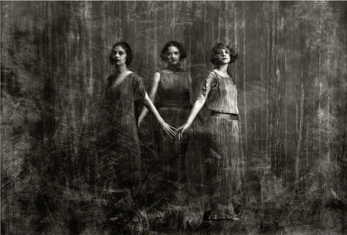Bailarinas de Isadora Duncan de Arnold Genthe, c.1920 - Postal