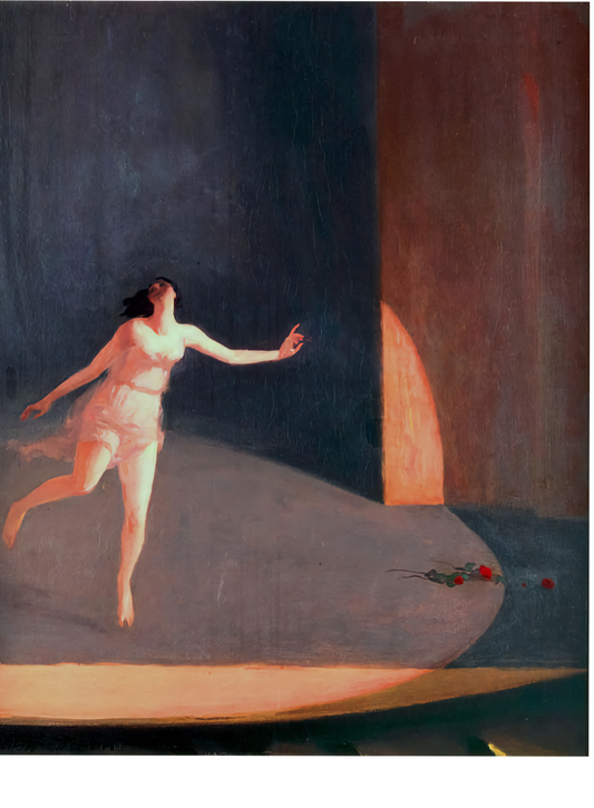 Isadora Duncan por John Sloan, 1911 - Postal