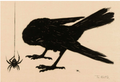 Jackdaw by Johannes-Frederik, 1922 - Postcard