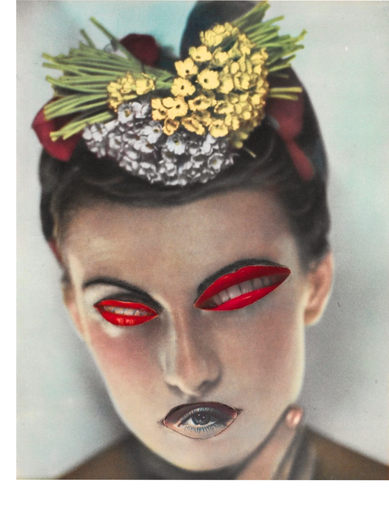 Collage # 296 by Karel Teige, c. 1944 - Fine Art Postcard