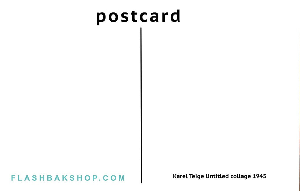 Collage by Karel Teige, c1945 - Postcard