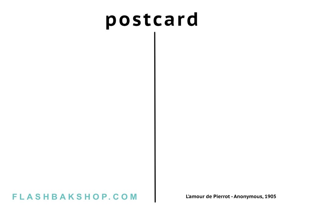 L'amour de Pierrot, Anónimo, 1905 - Postal