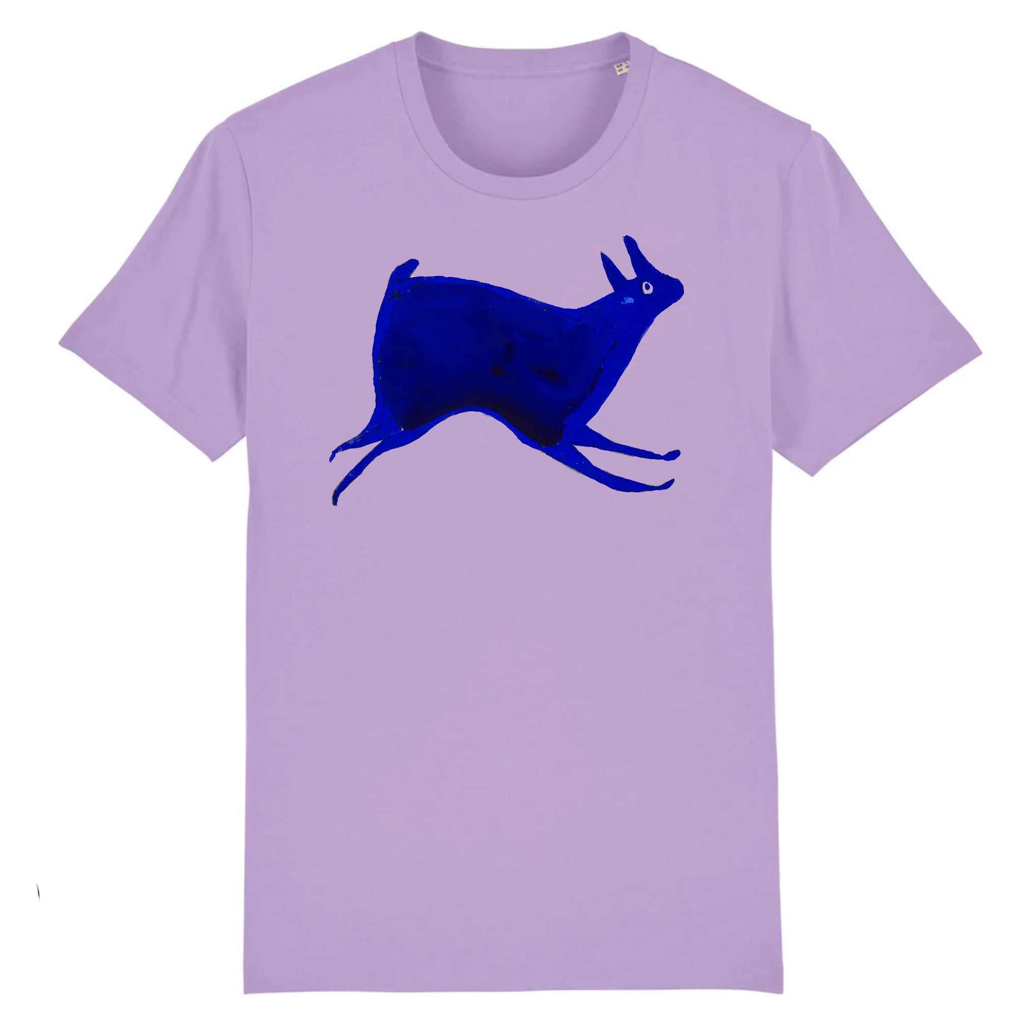 Blue Rabbit by Bill Traylor c.1941 - Organic Cotton T-Shirt