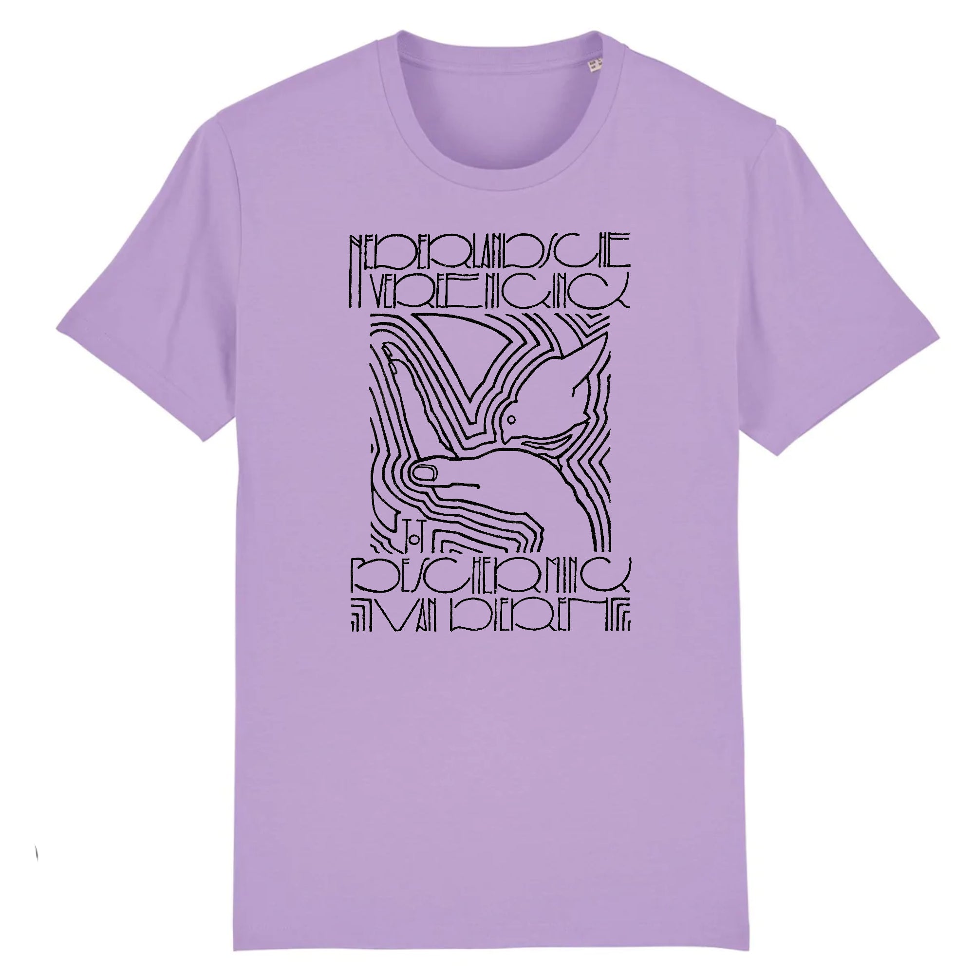 Affiche de l'Association néerlandaise pour la protection des animaux par Reijer Stolk, vers 1920 - T-shirt en coton biologique