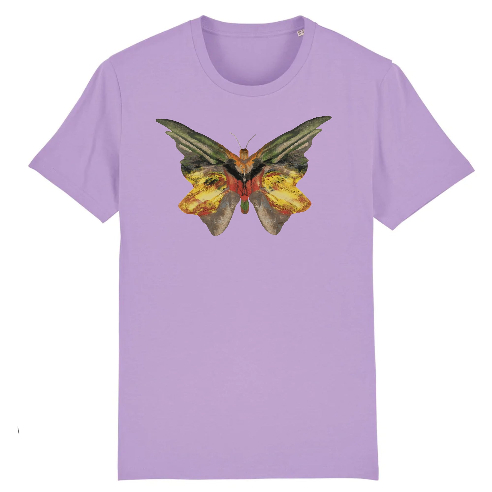 Butterfly 1 by Albert Bierstadt, c.1890 - Organic Cotton T-Shirt
