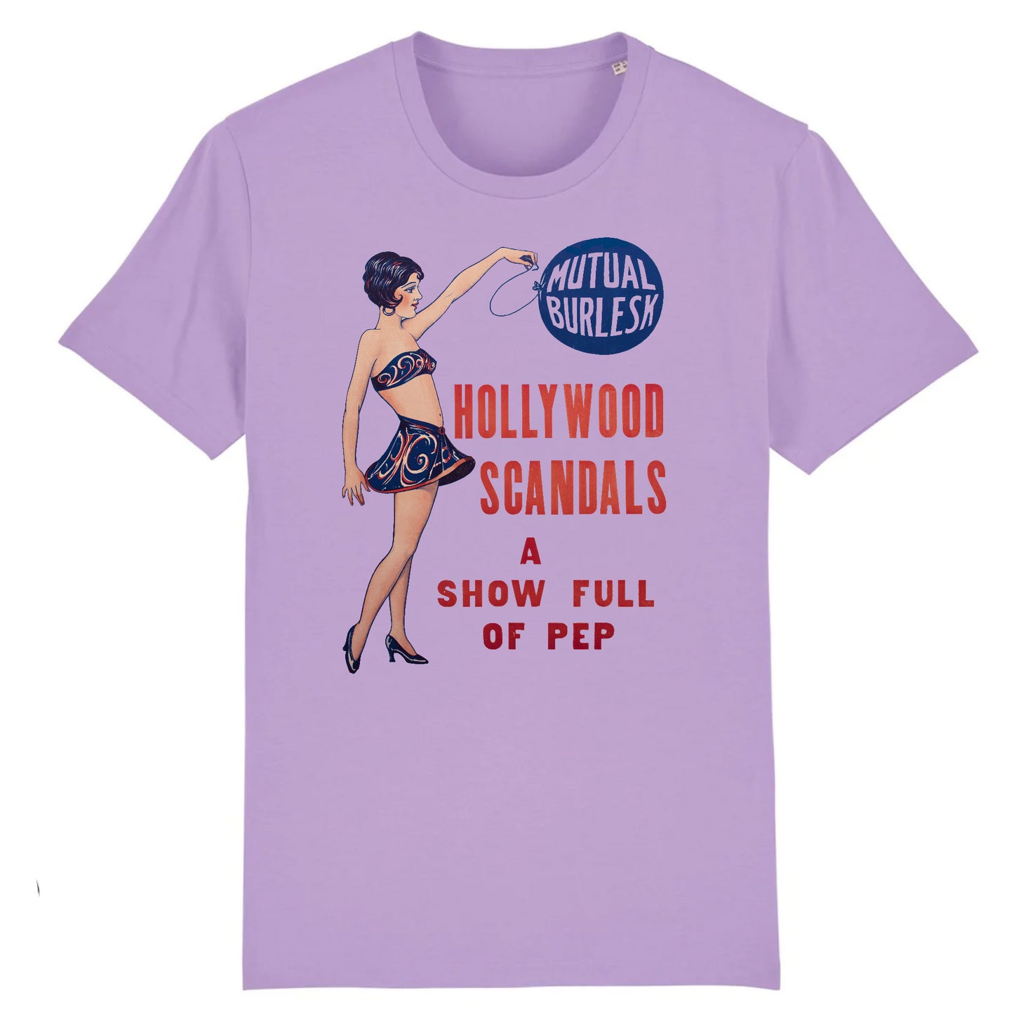 Hollywood Scandals Mutual Burlesque Window Card Poster, 1926 - Organic Cotton T-Shirt