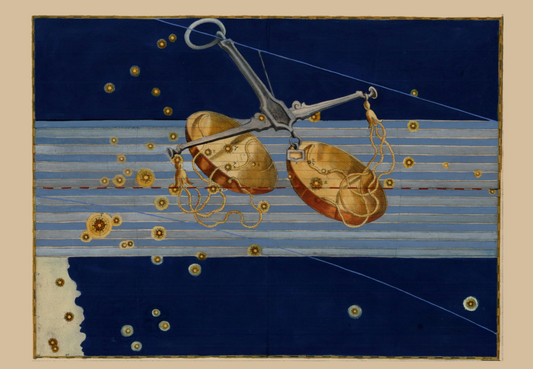 Balance par Johann Bayer, Augsbourg, Allemagne, 1603 - Carte postale