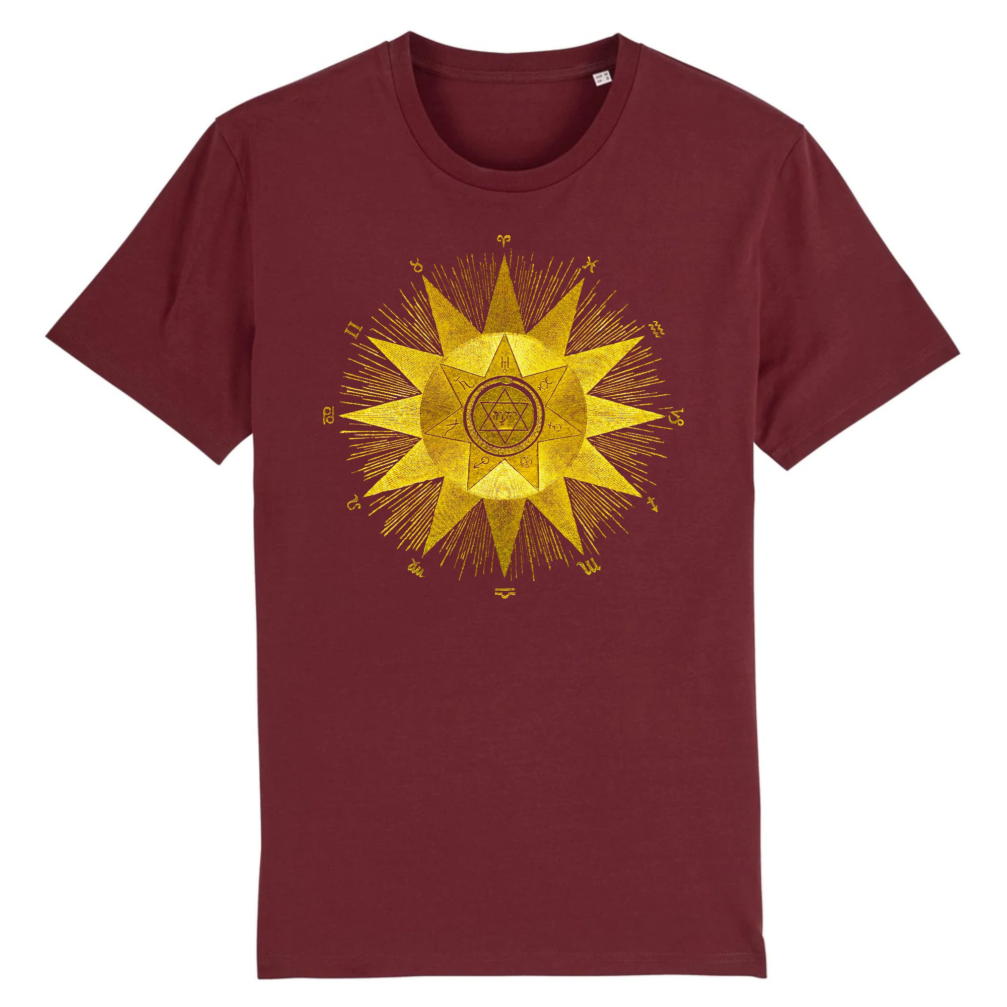 Les signes ascendants de la biologie solaire par Hiram Erastus Butler - T-shirt en coton biologique