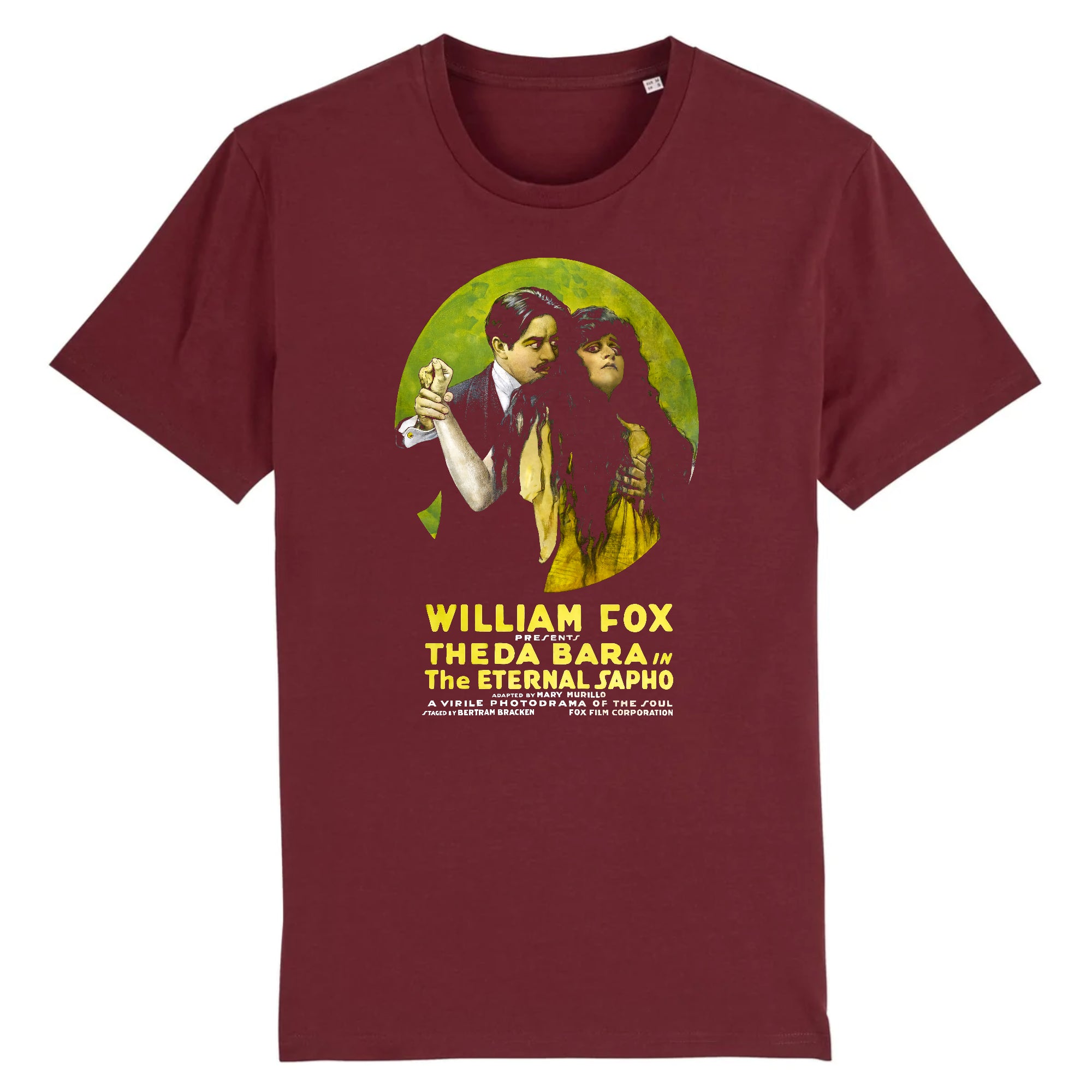 Theda Bara en The Eternal Sapho, 1916 - Camiseta de algodón orgánico