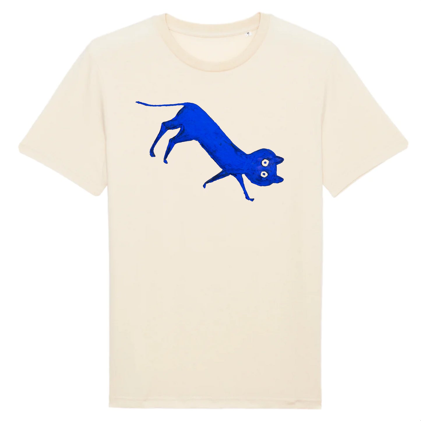 Blue Cat by Bill Traylor, c.1941 - Organic Cotton T-Shirt