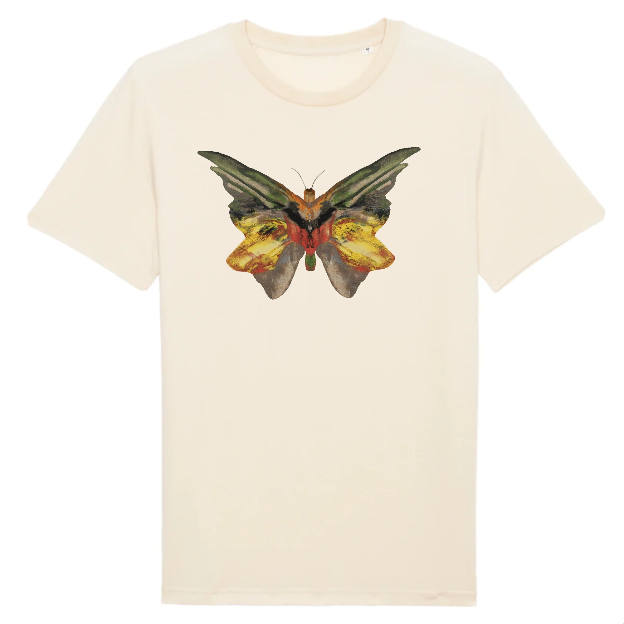 Butterfly 1 by Albert Bierstadt, c.1890 - Organic Cotton T-Shirt
