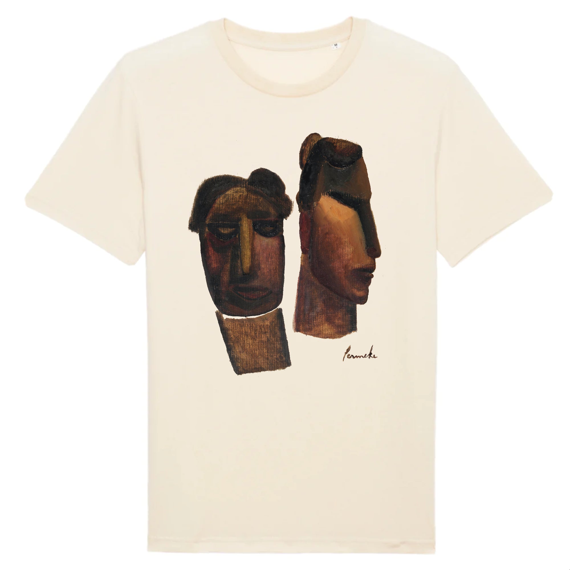 Primitive Heads by Constant Permeke, 1924 - Organic Cotton T-Shirt