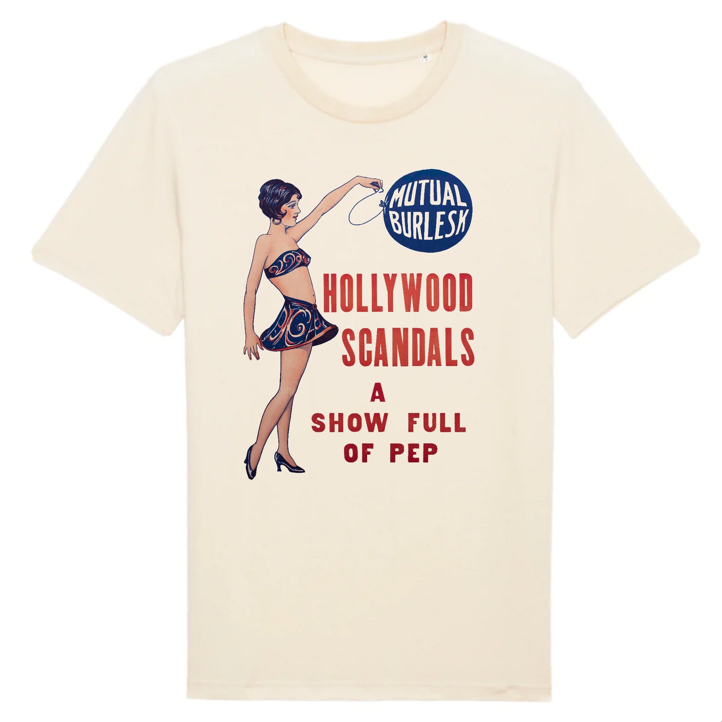 Hollywood Scandals Mutual Burlesque Window Card Poster, 1926 - Camiseta de algodón orgánico