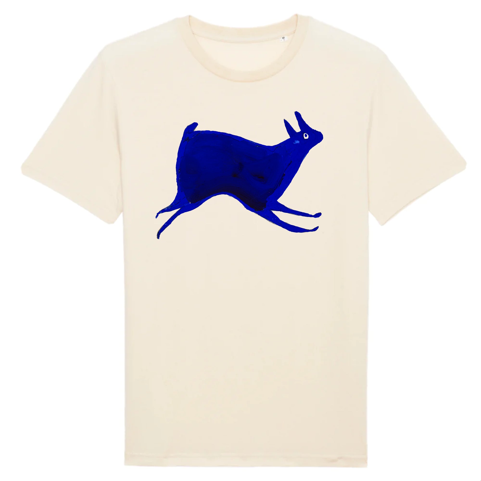 Blue Rabbit by Bill Traylor c.1941 - Organic Cotton T-Shirt