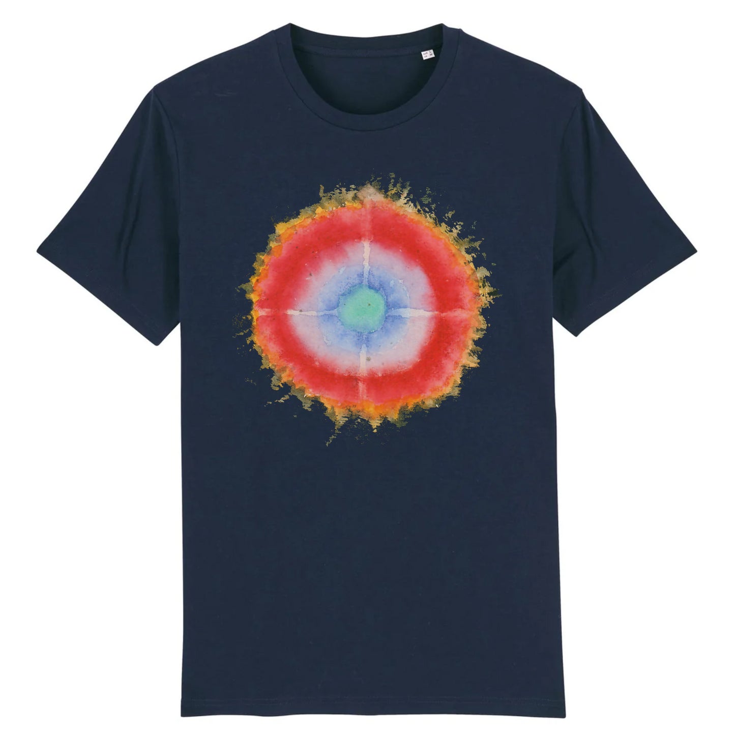 Design based on 'Untitled (On the Viewing of Flowers and Trees Series)' by Hilma af Klint, 1922 - Organic Cotton T-Shirt