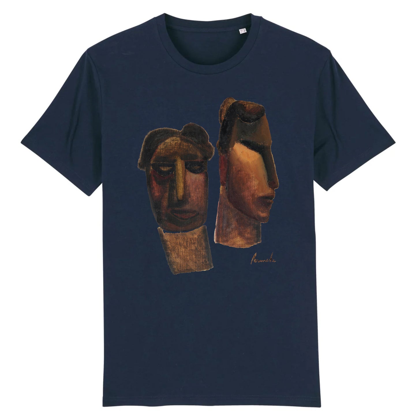 Têtes primitives par Constant Permeke, 1924 - T-shirt en coton biologique