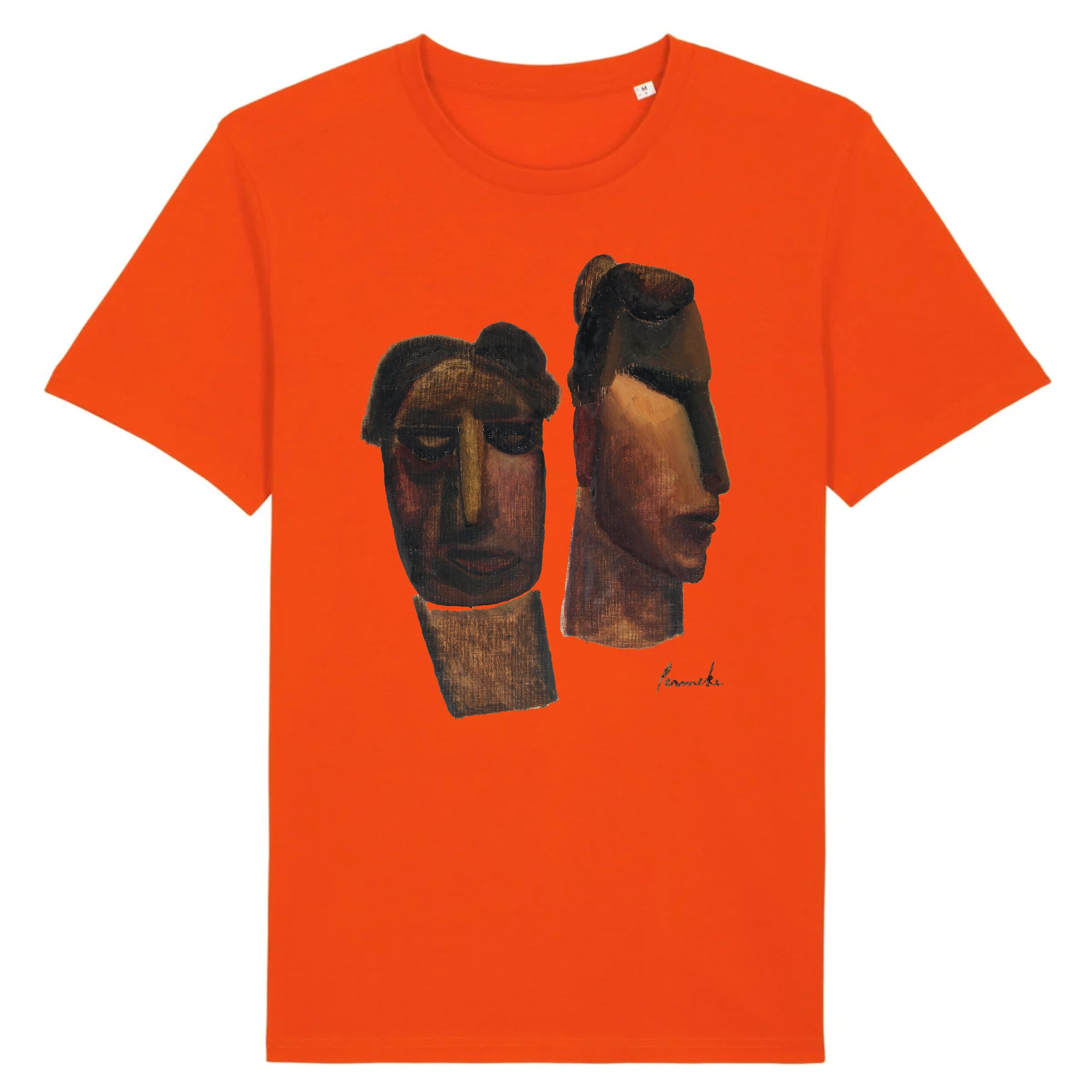 Primitive Heads by Constant Permeke, 1924 - Organic Cotton T-Shirt