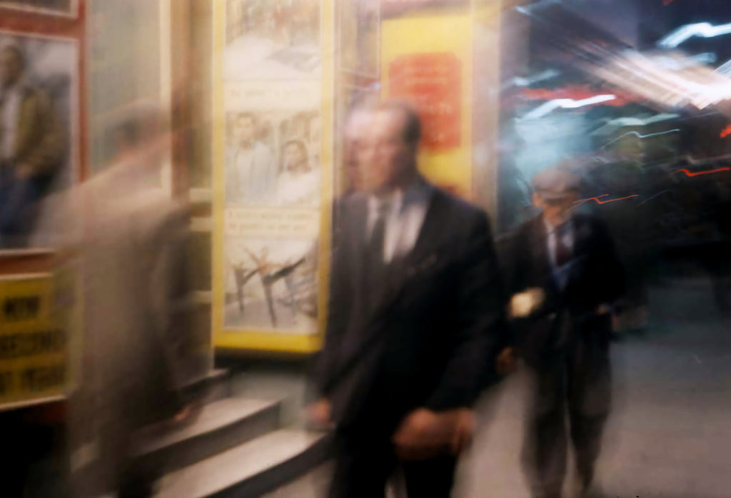 Blurred Men, London's West-End by Bob Hyde - c.1964 - Postcard 