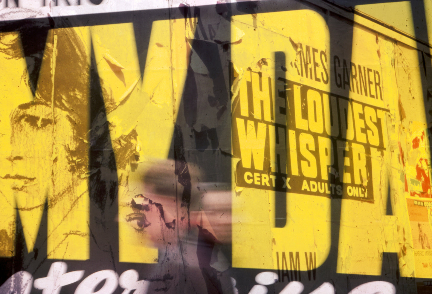 James Garner The Loudest Whisper c.1962 London's West End by Bob Hyde - Postcard