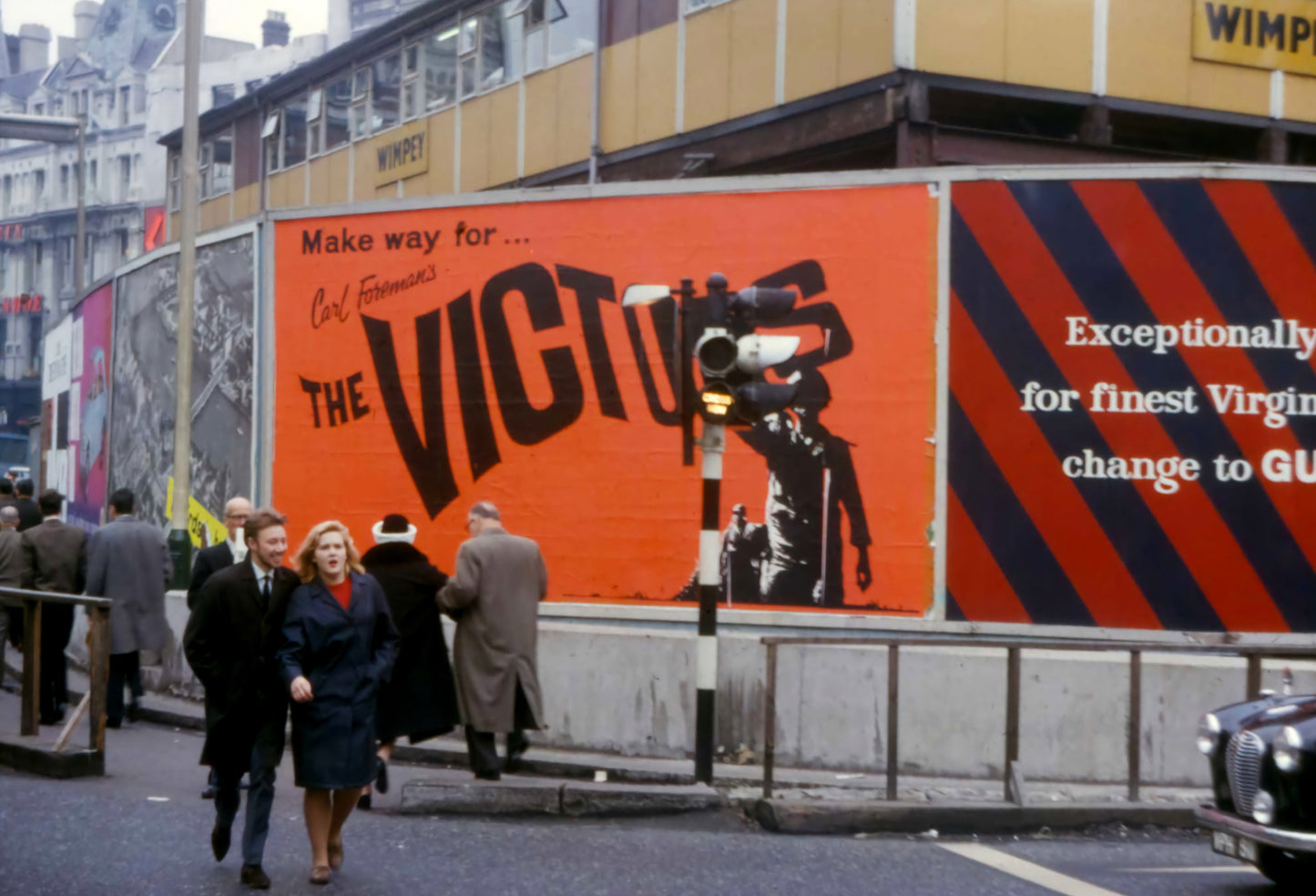 St Giles Circus, London by Bob Hyde c.1965. 