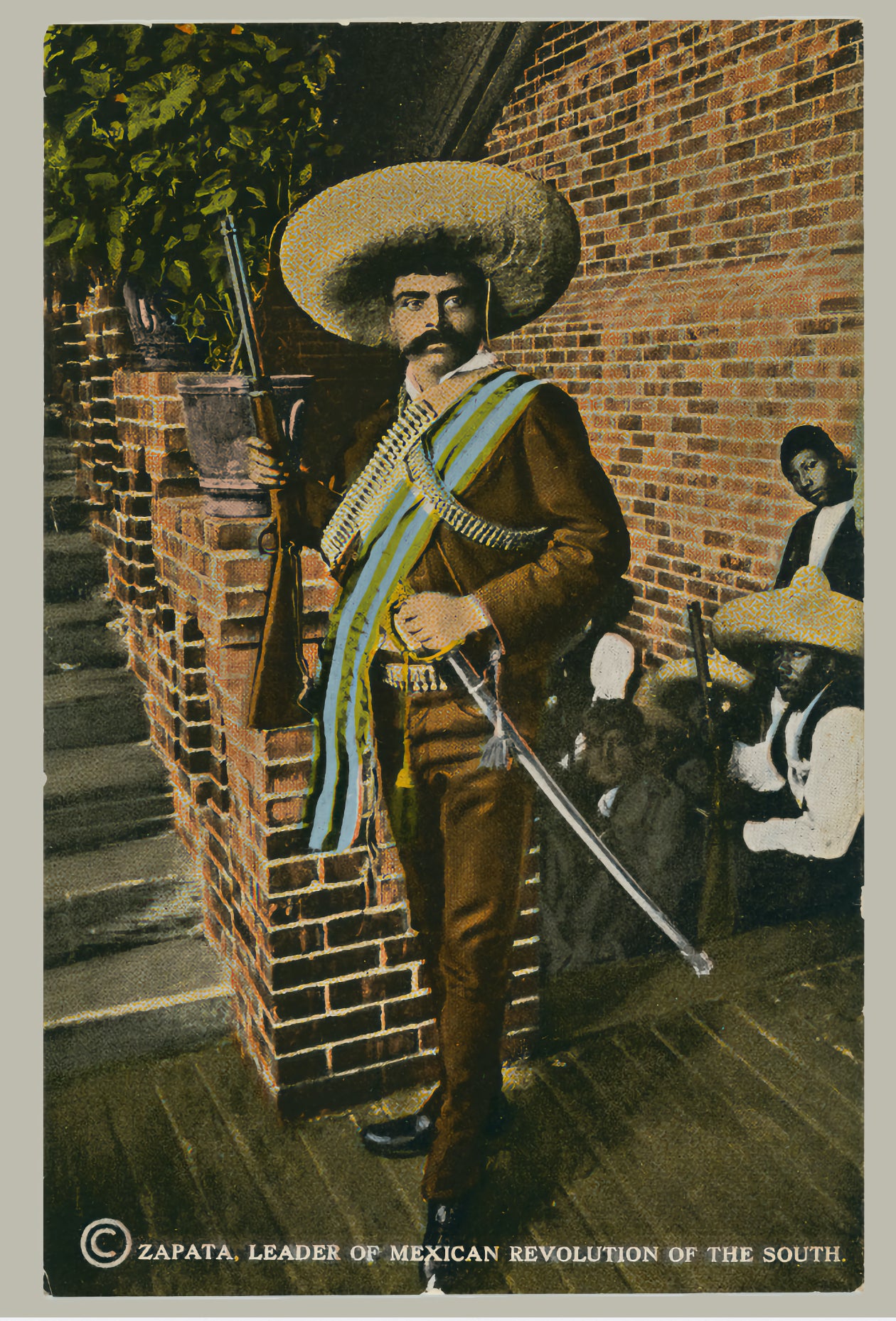 Carte postale Emiliano Zapata - 1913